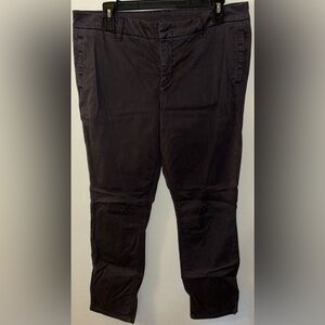 Level 99 Women’s Size 31 Pants Indigo Black Stretchy Pockets Casual Straight Leg